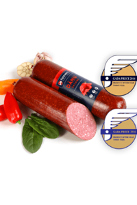 Boiled smoked Danish salami