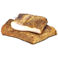 Smoked pork lard «Lauku», home made