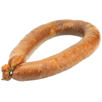 Semi-dried «Meistara» ham sausage, vaccum, home made