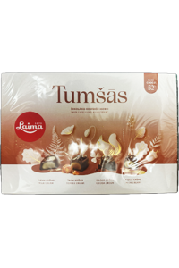 Assortment of dark chocolates