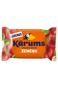 KARUMS Glazed Curd Strawberry in Strawberry Flavour Coating