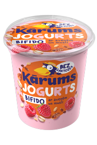 KARUMS BIFIDO RASPBERRIES AND MUESLI, LACTOSE FREE