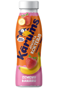 KARUMS Yoghurt Cocktail with Strawberry-Banana additive, lactose free