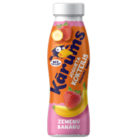 KARUMS Yoghurt Cocktail with Strawberry-Banana additive, lactose free