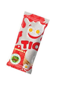 TIO Plombir, wafer cup ice cream, T45