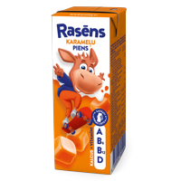 Milk «RASENS» caramel additives and vitamins