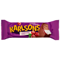 KARLSONS in chocolate glaze with CRANBERRY (K7)