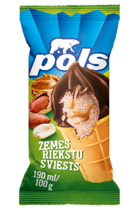 POLS WAFFLE CUP PEANUT WITH SALTED CARAMEL (P173)