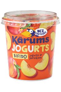 KARUMS BIFIDO YOGHURT SPOONABLE WITH PEACHES