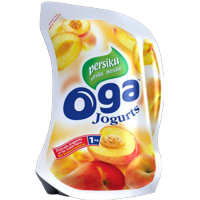 Peach yogurt