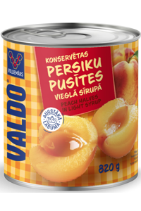 Peach halves in light syrup