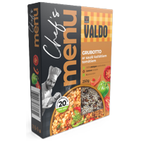 Grubotto with sun-dried tomatoes