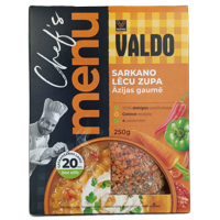 Red lentil soup Asian taste