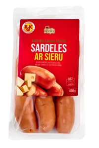 Boiled sausages EXTRA with cheese