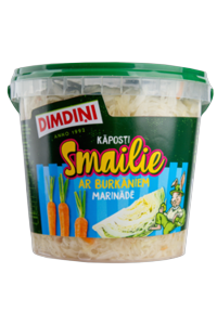 Fresh cabbage with carrots in marinade Smailie