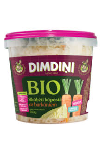 Bio sauerkrauts with carrots