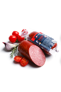 Boiled smoked Danish salami