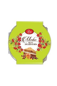HONEY CAKE WITH CRANBERRIES