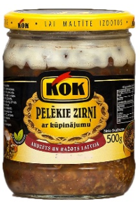 Grey peas with smoked meat