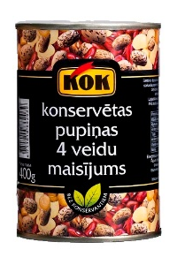 4 types of beans mixture