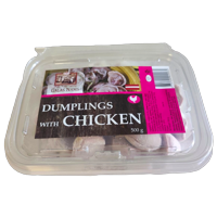 Dumplings with chicken