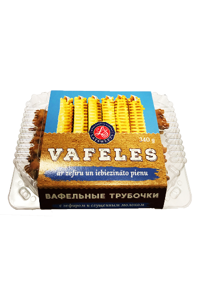 Waffles with marshmallow and condensed milk