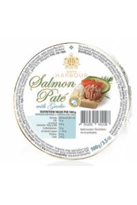 Salmon pate with garlic