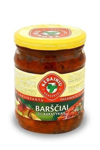 Borshch with mushrooms