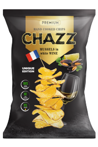 Potato chips Mussel and White wine flavour