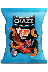 Crispy corn curls with Carolina Reaper pepper