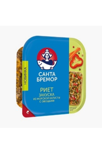 Seaweed sald with vegetables «Rillettes»