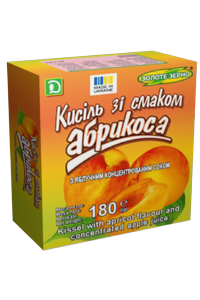 Apricot kissel with apple juice