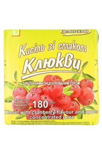 Cranberry kissel with apple juice