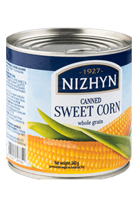 Canned corn NIZHYN,