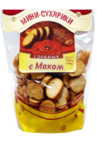 Mini-Rusks with poppy seeds