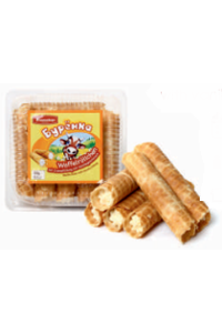 Waffle Rolls with vanilla filling