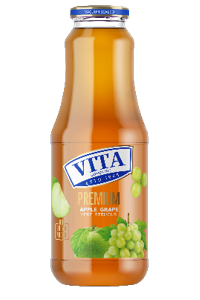 Apple-grape juice 100% GLASS