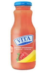 Banana- strawberry nectar 40 % Fruit Part GLASS