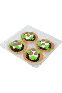 Sweet bascet with cream