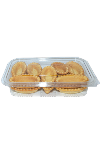 Oval - shaped tartlets