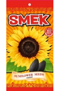 Roasted black sunflower seeds