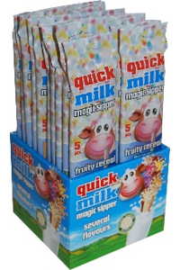 Quick Milk fruity cereal flavouring sipper