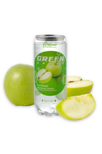 Apple flavoured sparkling drink