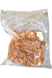 DRIED SALTED SQUID WING STRIPS WITH CHILLI AND SESAME