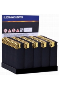 Lighters MATT BLACK GOLD