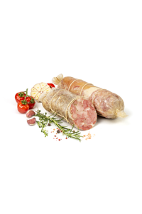 Boiled pork shank roulette