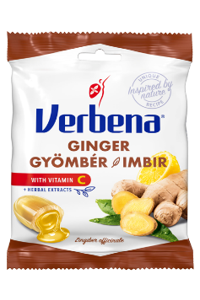 Candies Verbena soft ginger with vitamin C